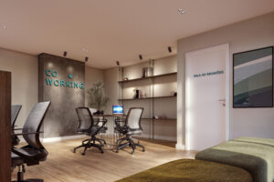 CO.WORKING E SALA DE REUNIÕES